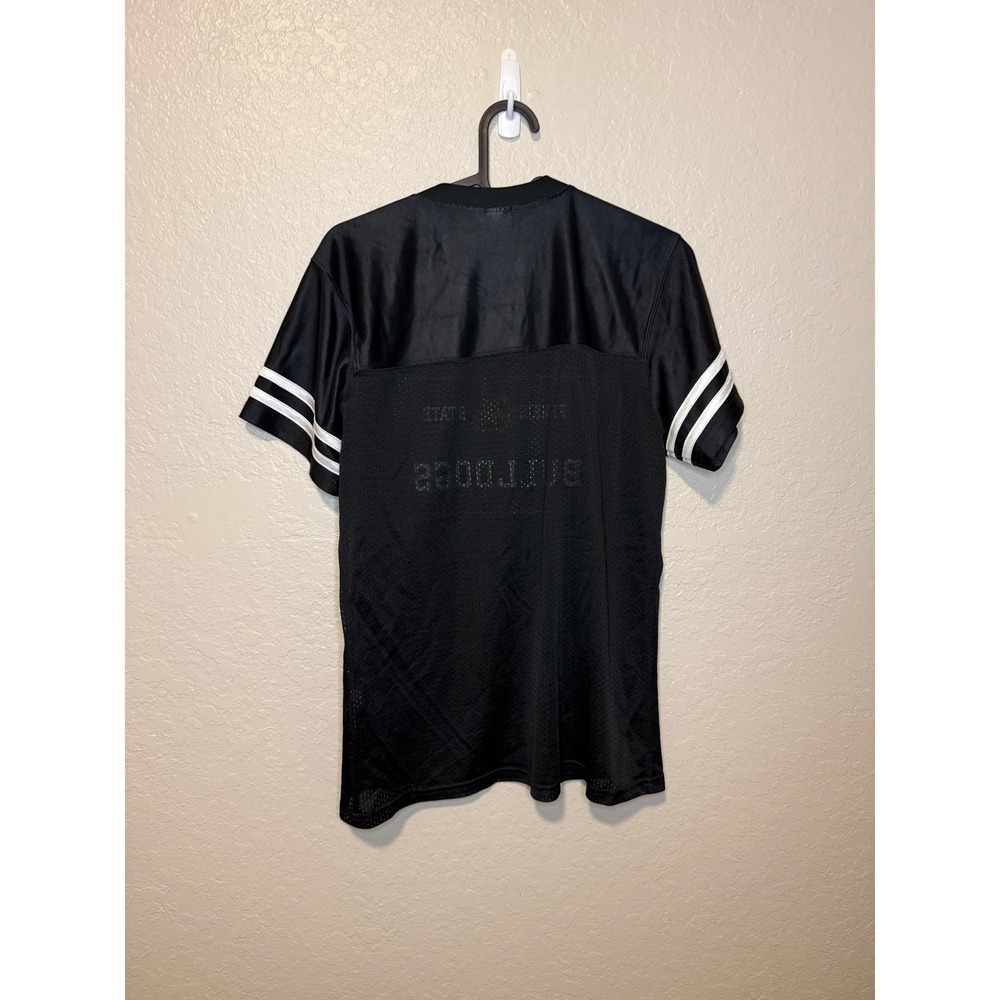 Ferris State Bulldogs Sport-Tek Football Jersey Ladies' Small Black Mesh Top - Picture 2 of 3